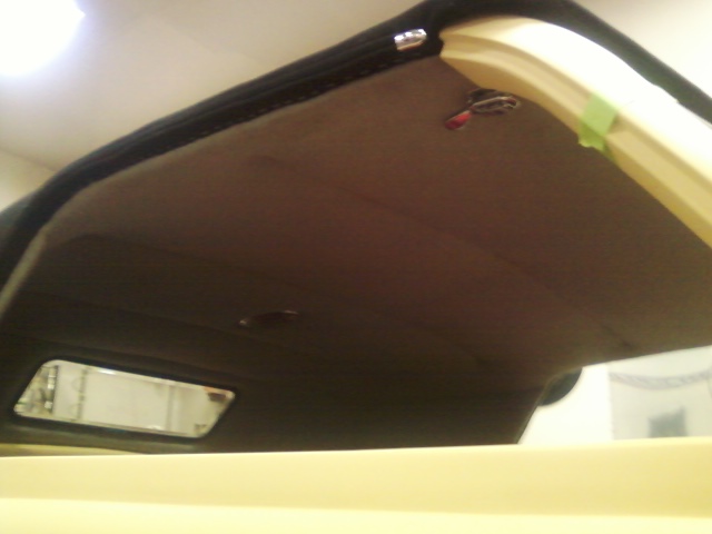 Automotive upholstery — original project photograph