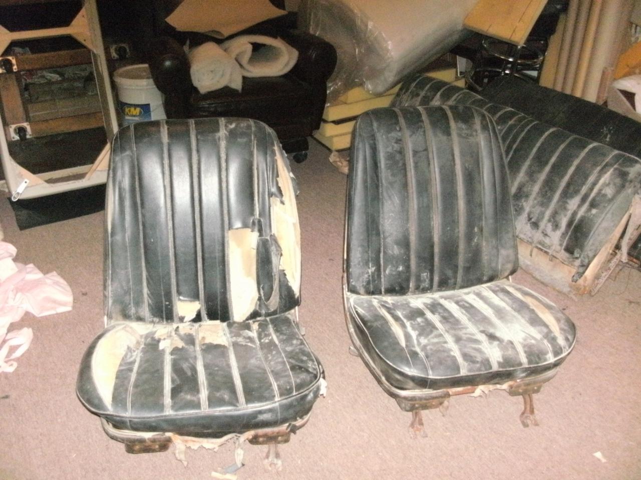 Automotive upholstery — original project photograph