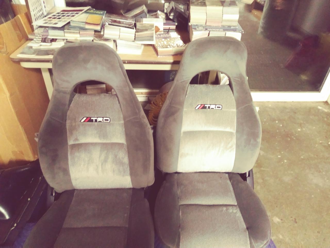 Automotive upholstery — original project photograph