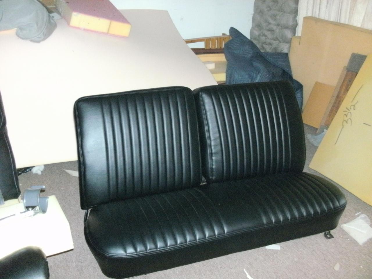 Automotive upholstery — original project photograph