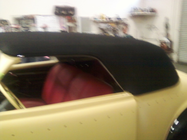 Automotive upholstery — original project photograph