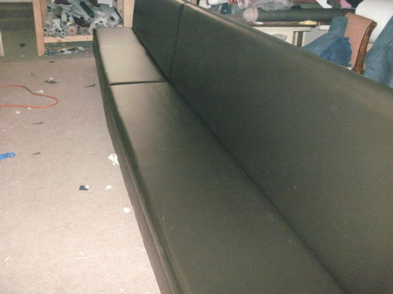 Commercial upholstery — original project photograph