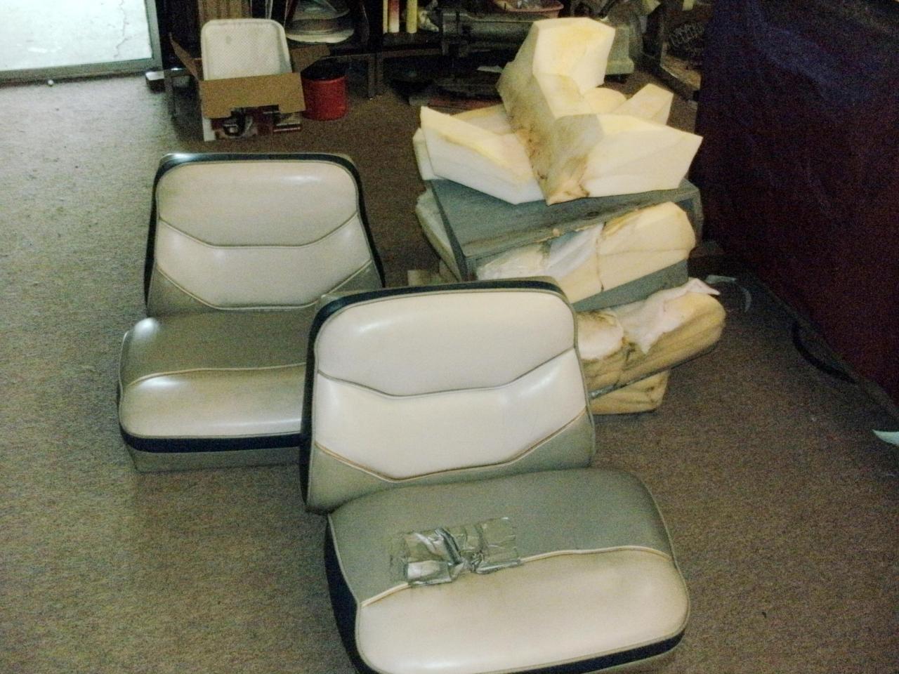Marine upholstery — original project photograph