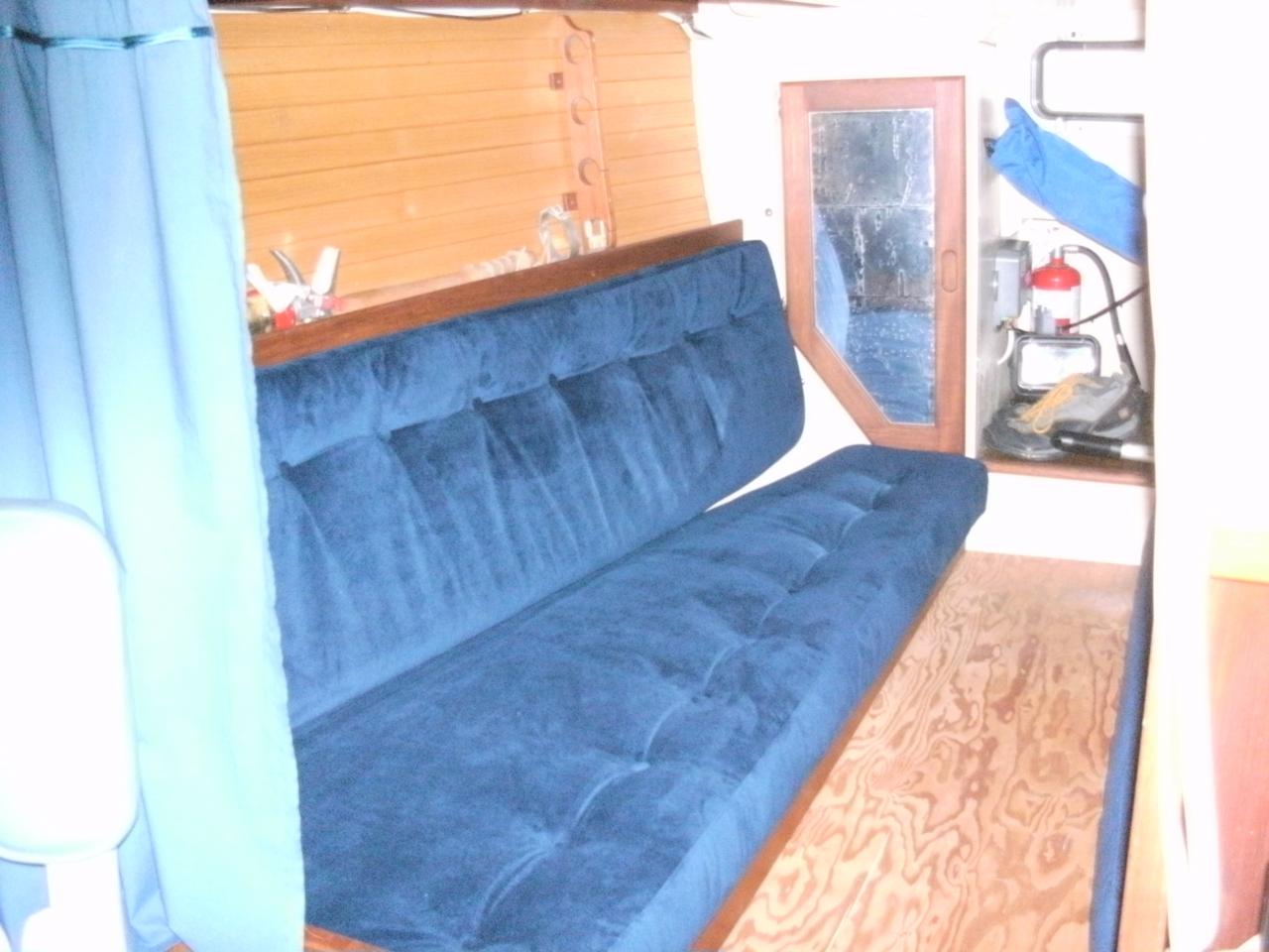 Marine upholstery — original project photograph